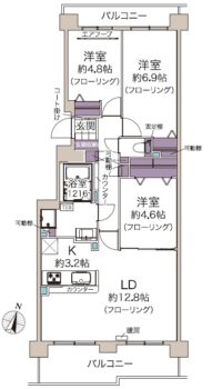 売中古マンション（パーク・シティ大谷地Aコート）