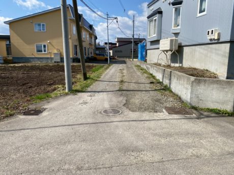 売土地（江別市元江別本町12-8）